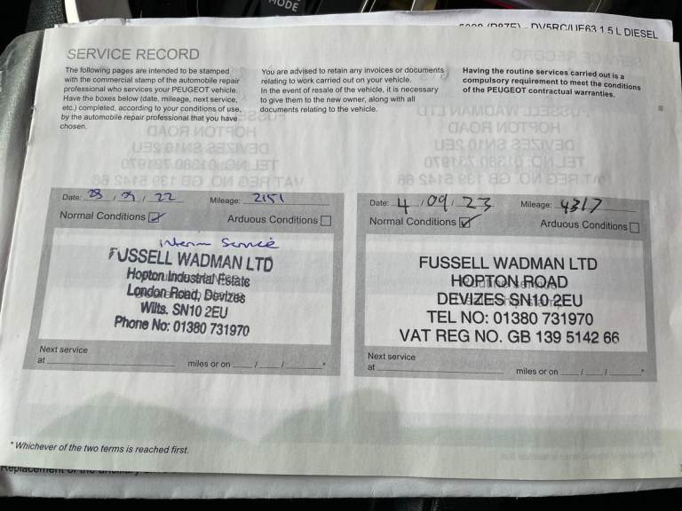 2021 Peugeot 5008 1.5 BlueHDi GT 5dr EAT8 HATCHBACK DIESEL Automatic