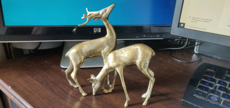 Brass Deer Scottish Collectables