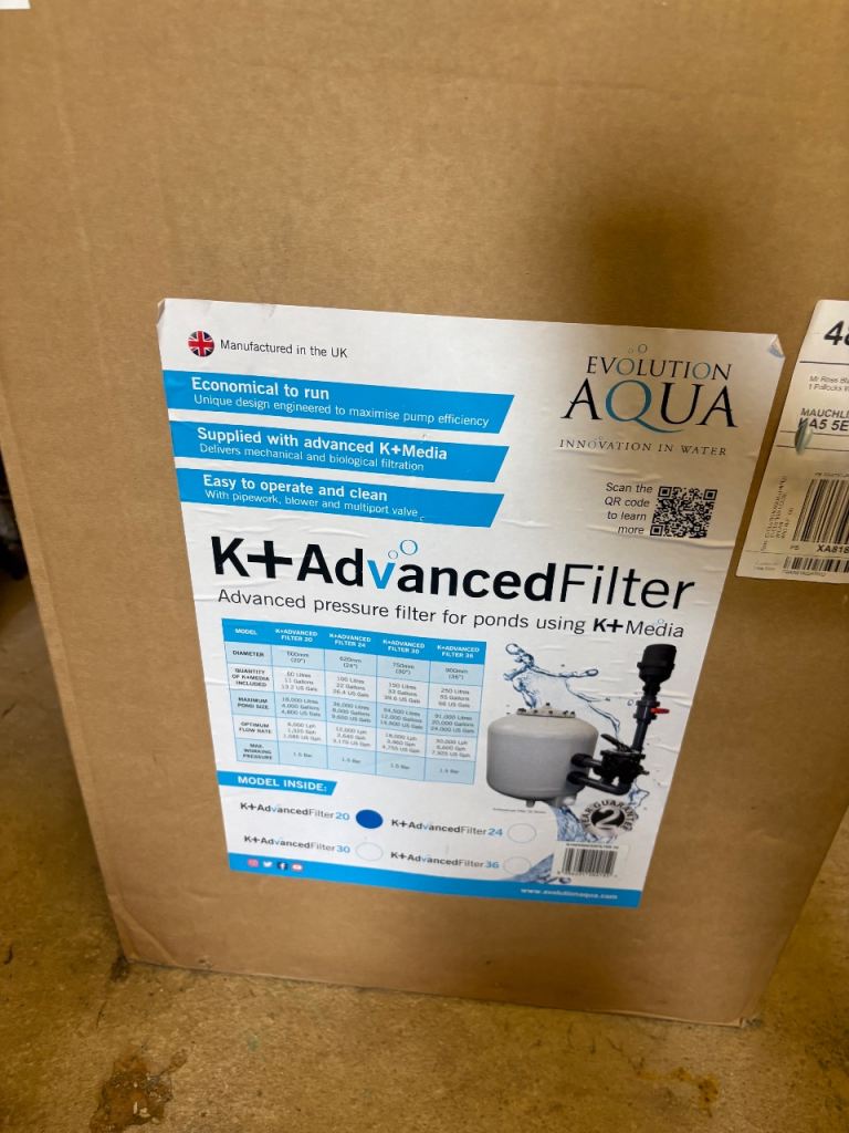 Evolution aqua K+ advanced 20l filter