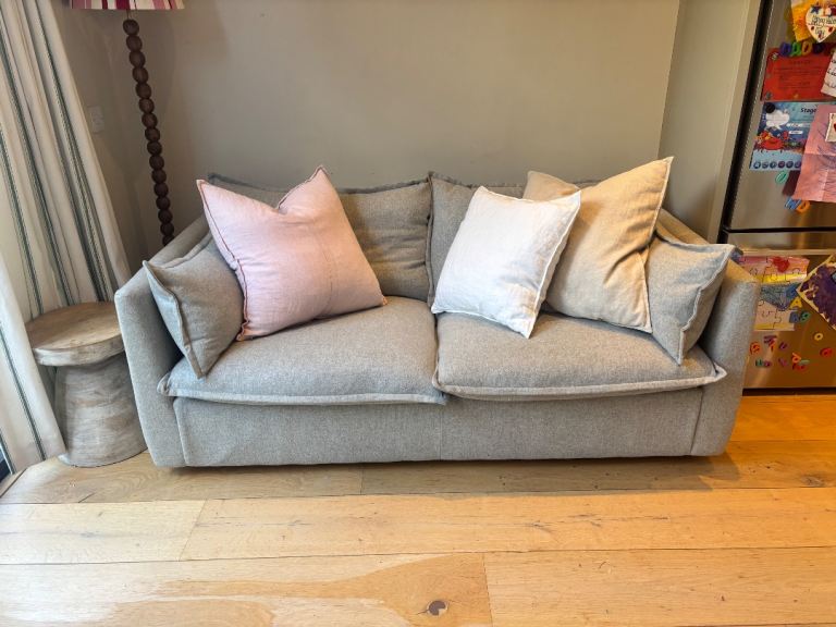 Grey, 2-Seater Sofa from White Company