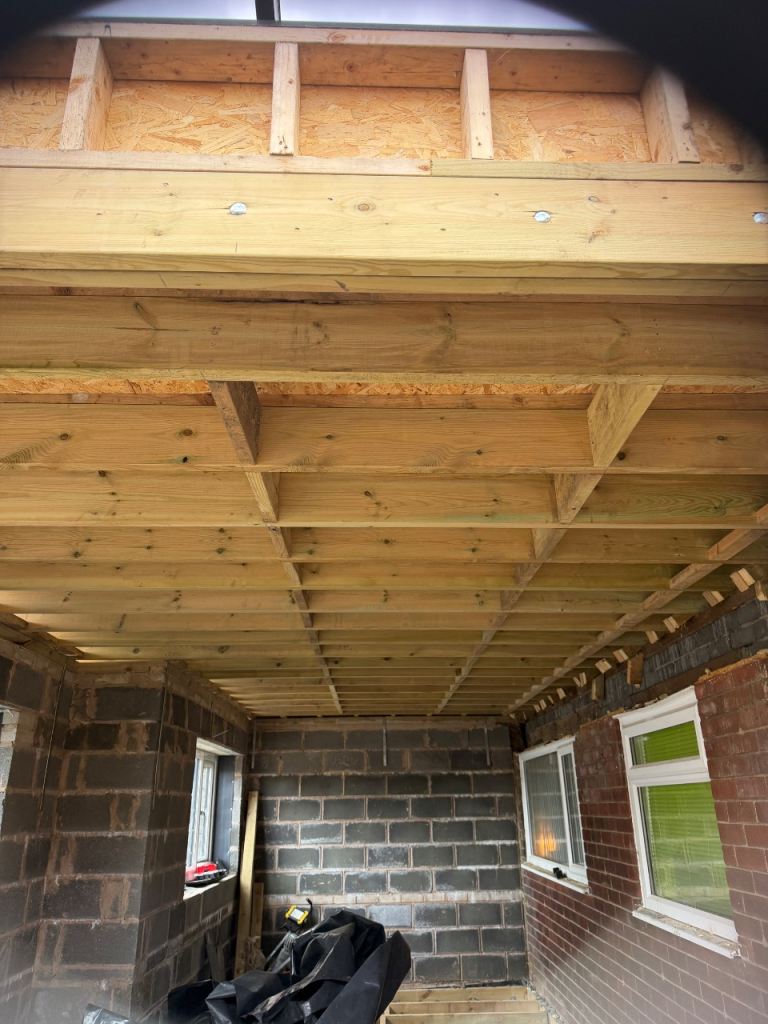 All joinery work timber floors roofs 