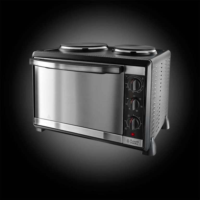 Russell Hobbs Compact Electric Mini Oven - Grill, roast, bake, boil, Fan assisted, Counter Top