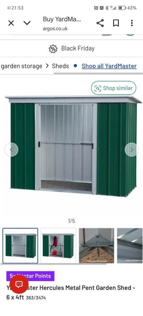 Metal shed