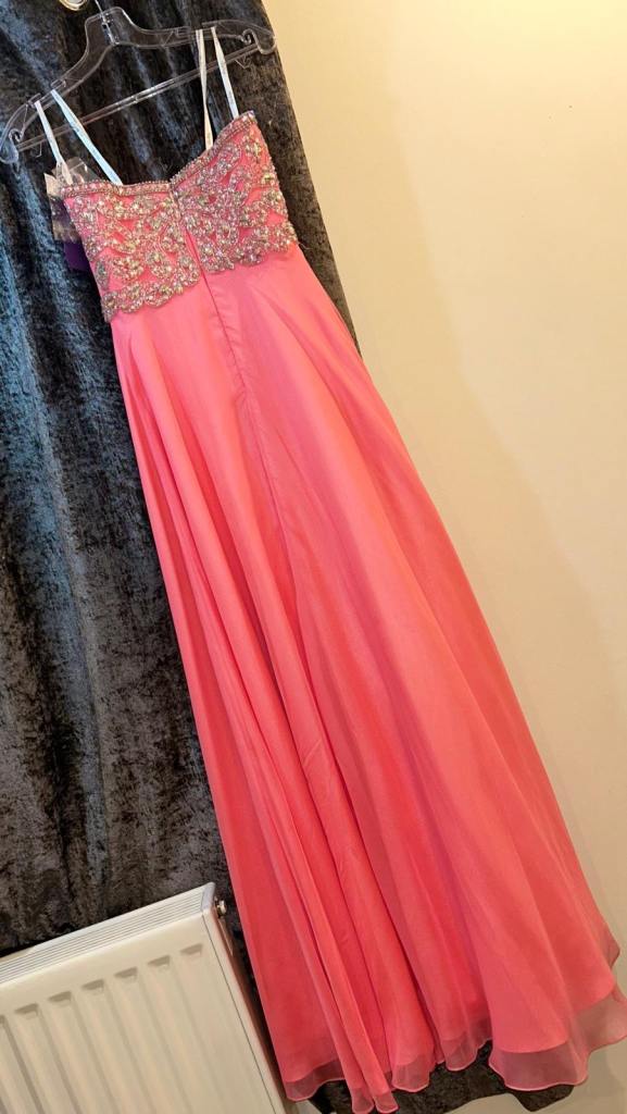 BRAND NEW pink Prom dress £325 ONO 