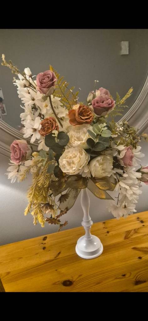 Handmade floral display 