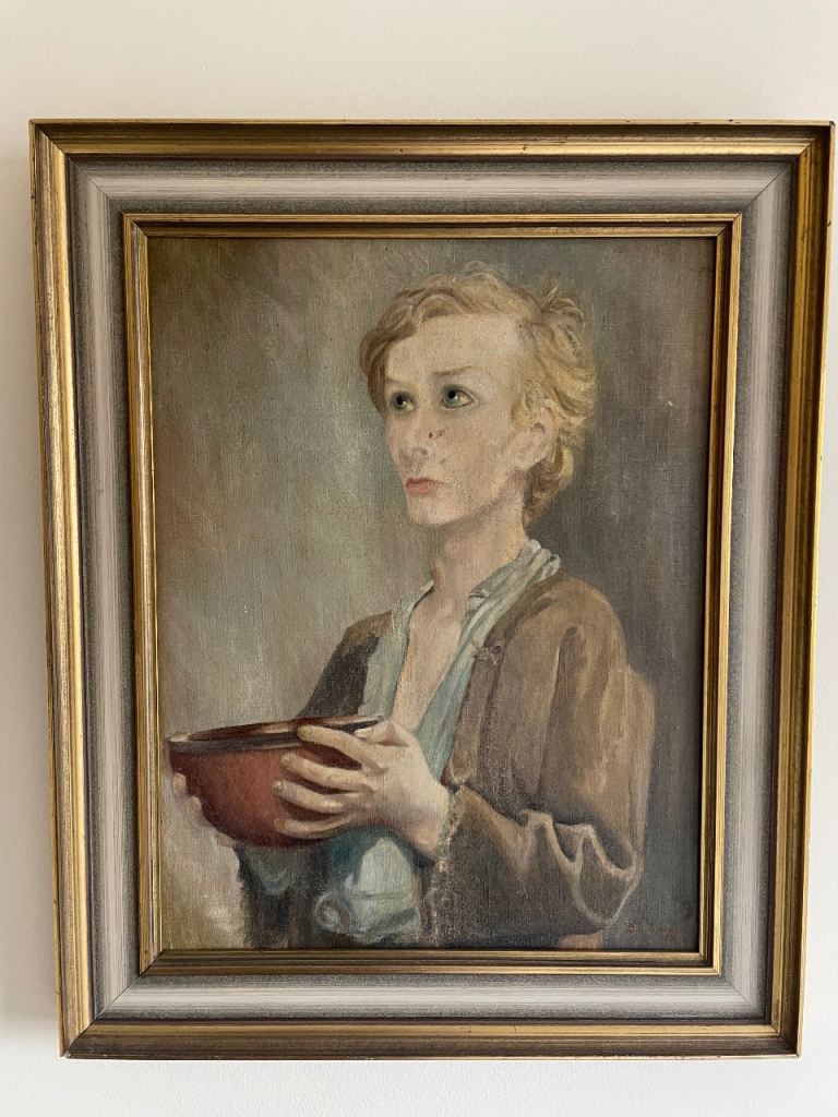 1960 original signed oil 