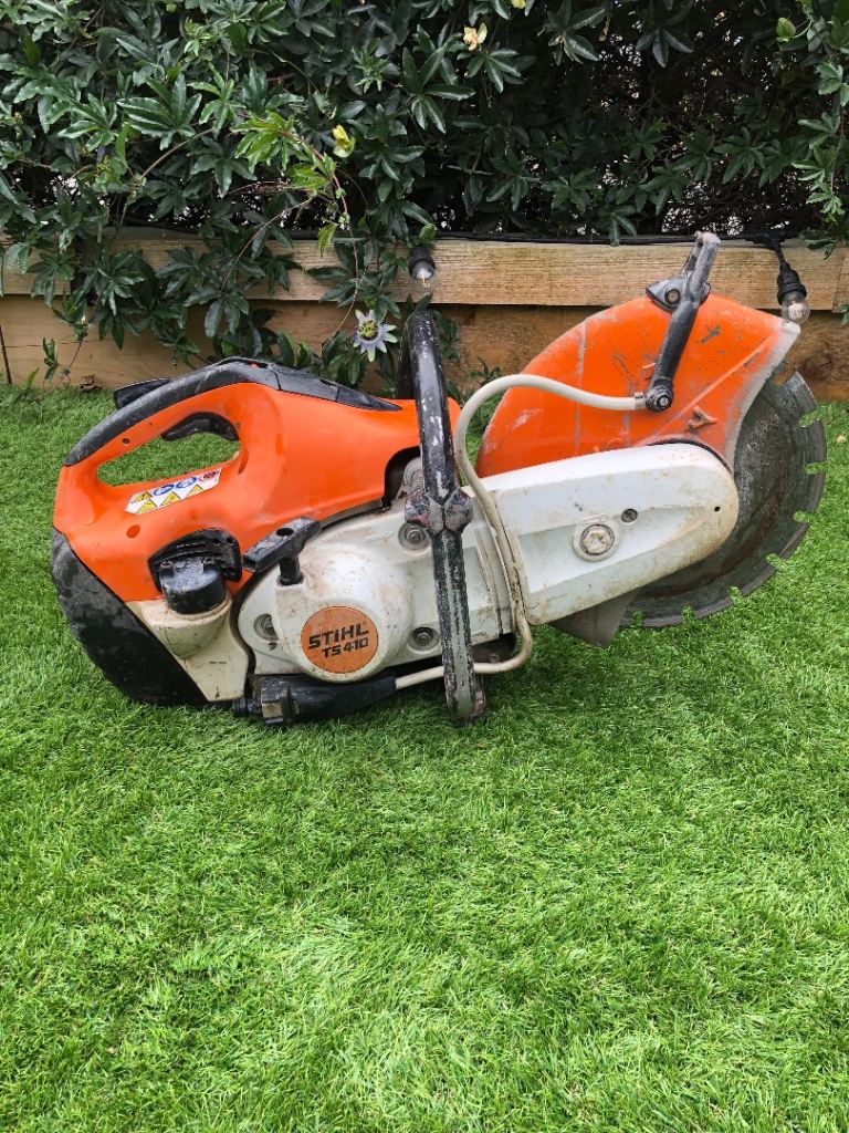 STIHL TS410 and blade