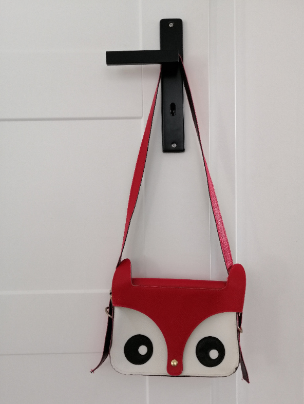 Cute Fox Crossbody Bag Girls PU Leather Red White Animal Messenger Shoulder Bag