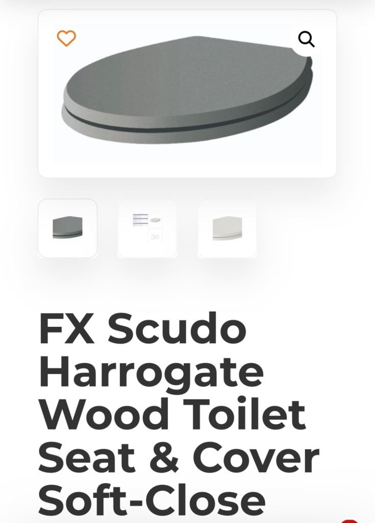 Harrogate Wood Toilet Seat & Cover Soft-Close
