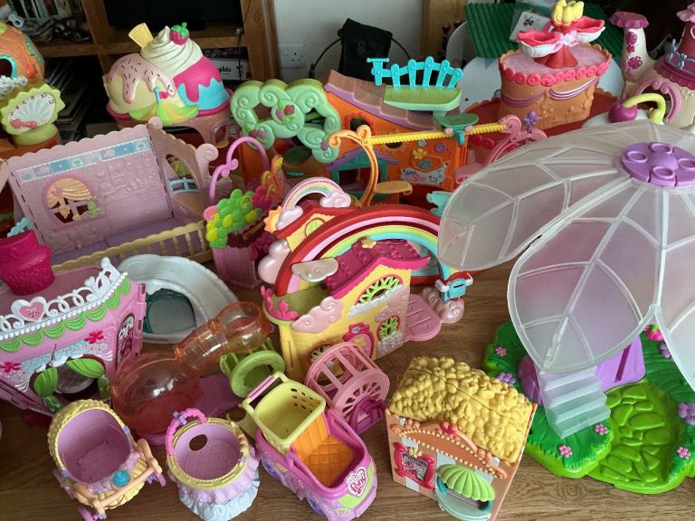 Large Collection Of Vintage My Little Pony Items.