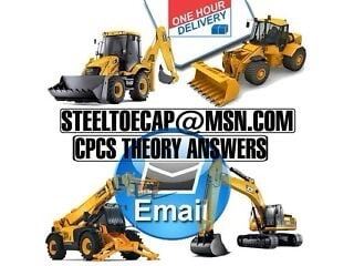 CITB OFFICIAL latest CPCS Theory answers.