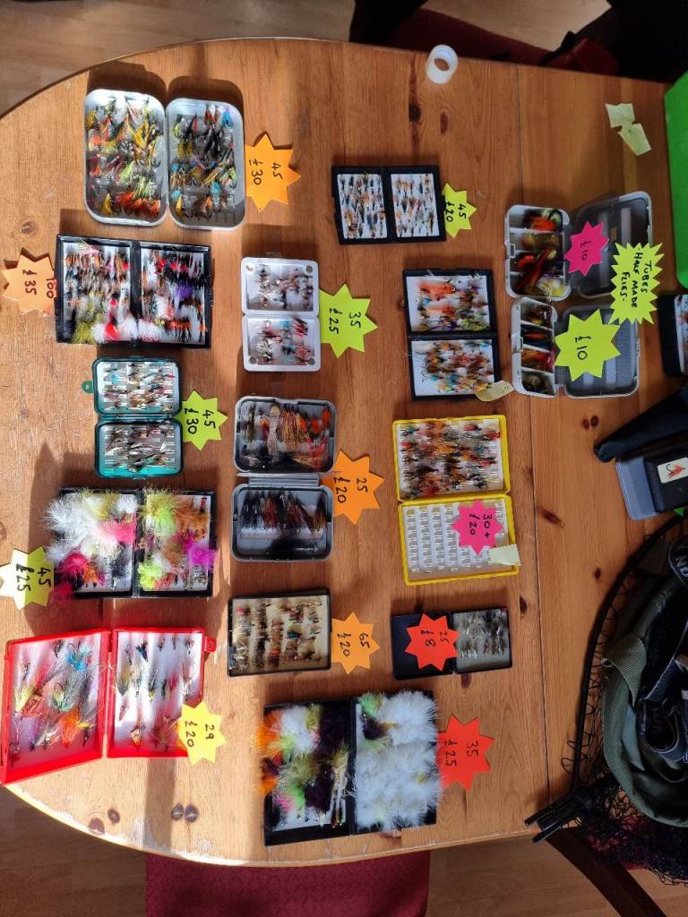 **Updated-Northumberland (Hexham Car Boot Sale) - Huge Selection of Fly Fishing Flies/Equipment