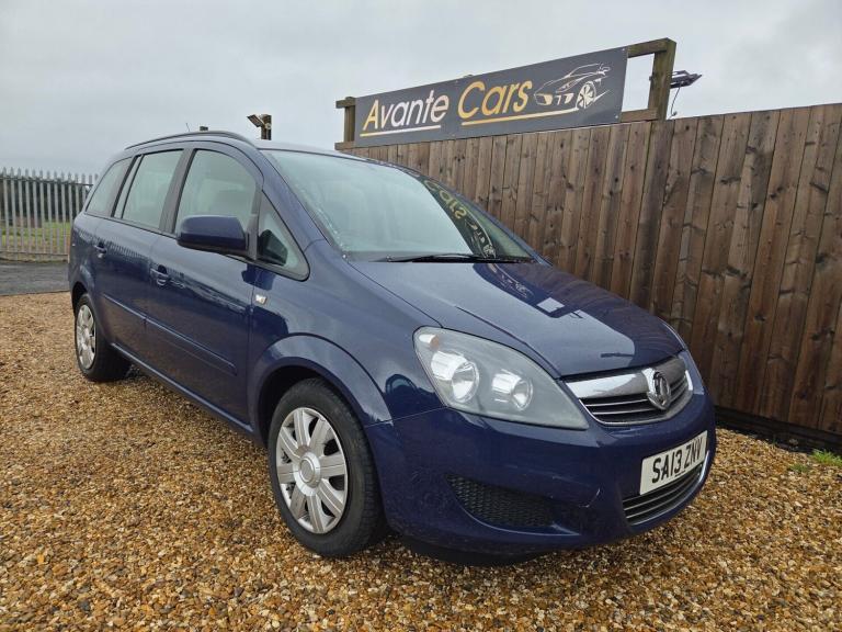 2013 Vauxhall Zafira EXCLUSIV MPV Petrol Manual