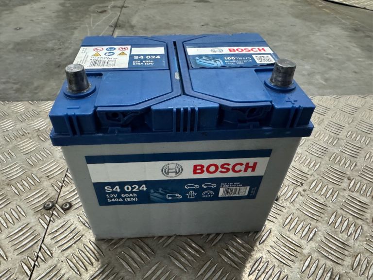 image for Bosch s4 024 12 volt battery used condition