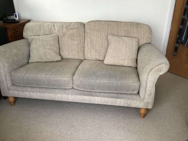 Settee, two chairs and footstool 