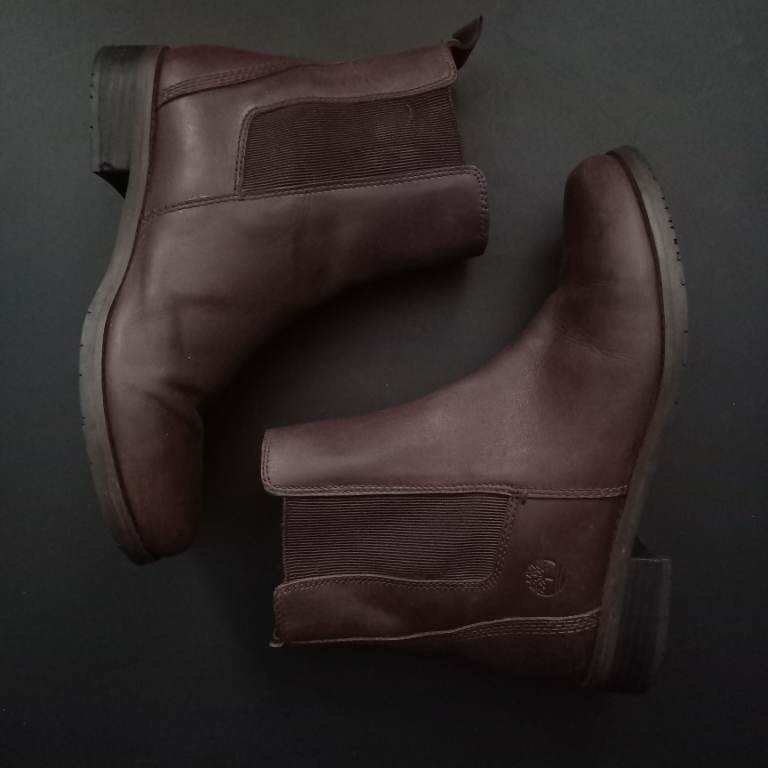 WOMENS TIMBERLAND MONT CHEVALIER CHELSEA CHESTNUT BOOTS