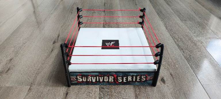 WWE Survivor Series Wrestling Ring with The Rock