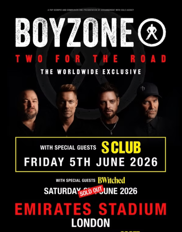 4 x Boyzone Concert Tickets for Sale