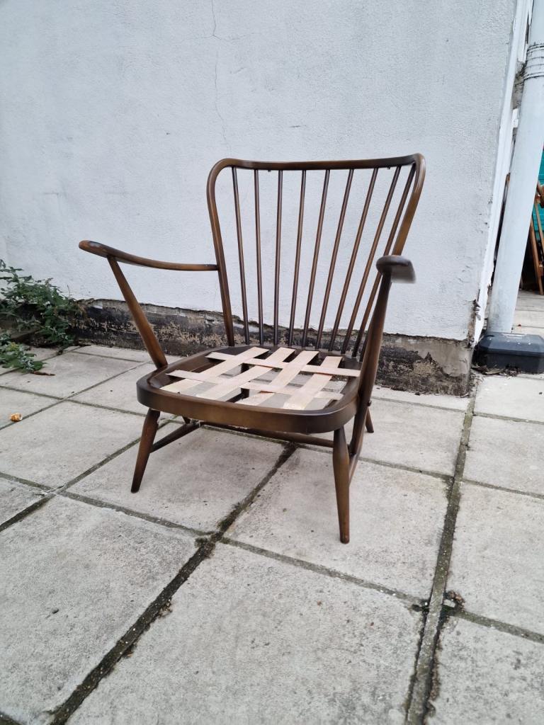 Vintage Mid Century Ercol Armchair Frame - Frame Only 