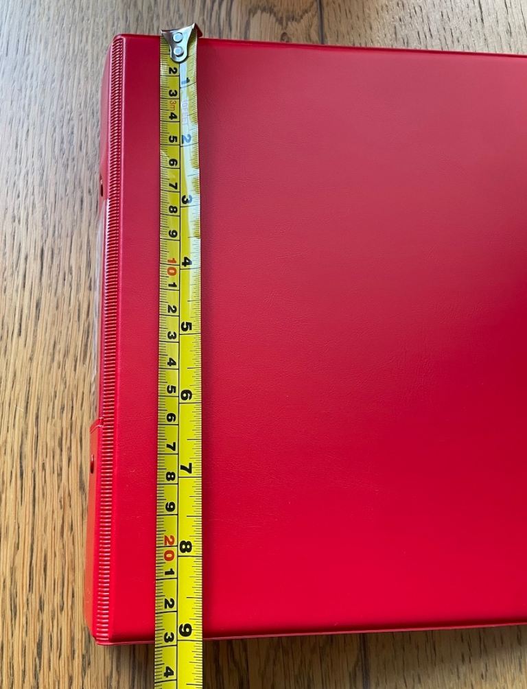 2 Red Ring Binders by Niceday for A5 paper– Size Mini or Junior, £5.00 ...