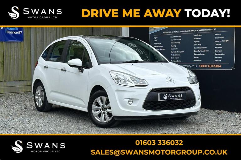 CITROEN C3 1.4 HDi VTR+ White Manual Diesel 2013