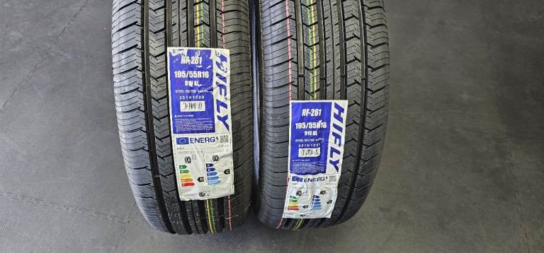 195 55 16   2 x NEW!! tyres Hifly HF-261