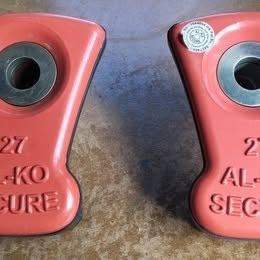 AL‐KO Secure Wheel Lock Lozenge 27 – Genuine Inserts (Used, Good Condition)