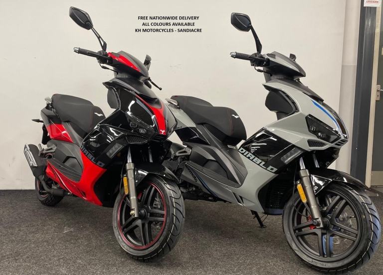LEXMOTO DIABLO 125 E55** FREE DELIVERY - BRAND NEW - 2 YEAR WARRANTY *
