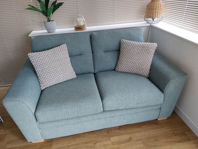 Solid two seater sofa originally from DFS