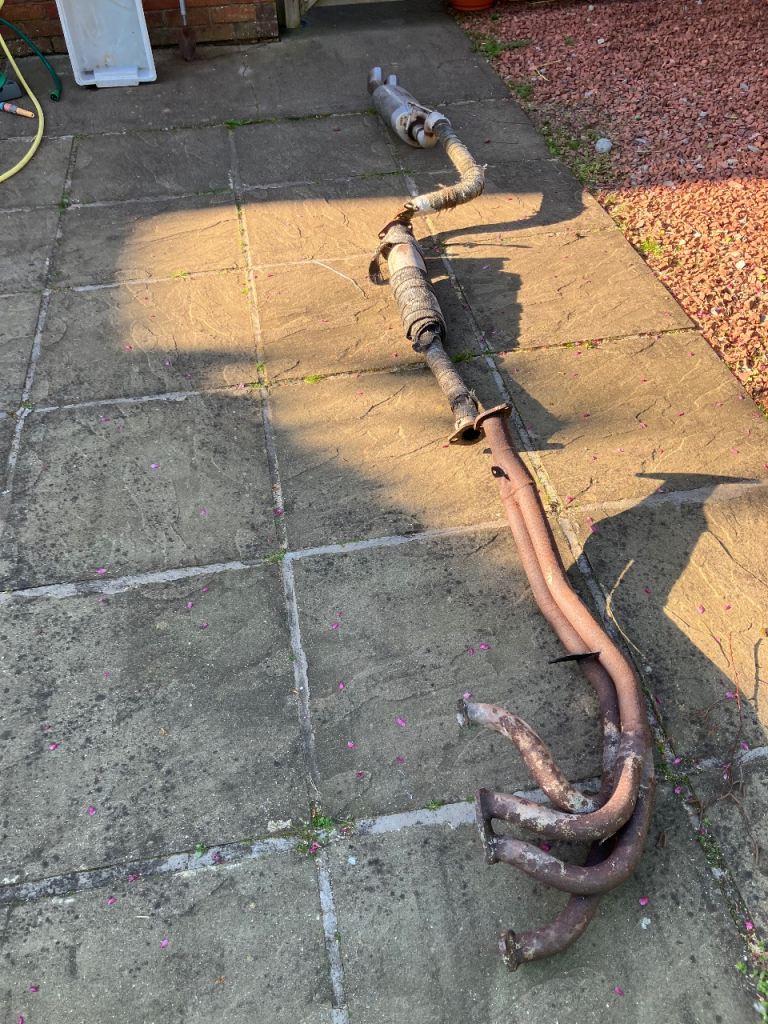 Triumph Tr7 2.0 litre single exhaust 