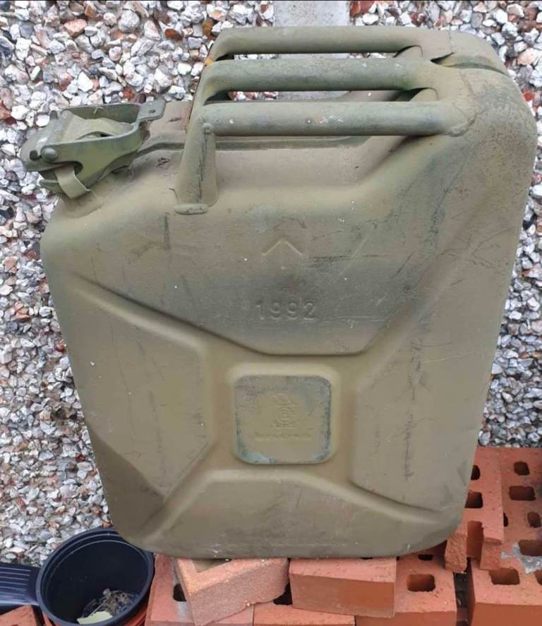 2 Ex Military Jerry Cans in good condition...