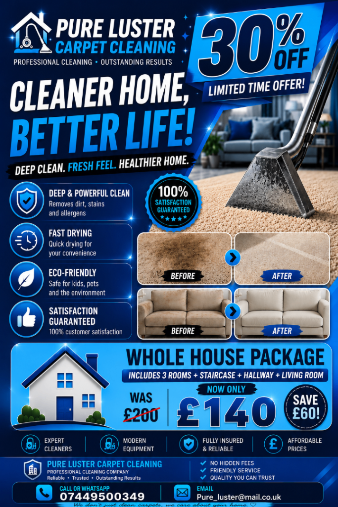 Carpet and sofa cleaning 
