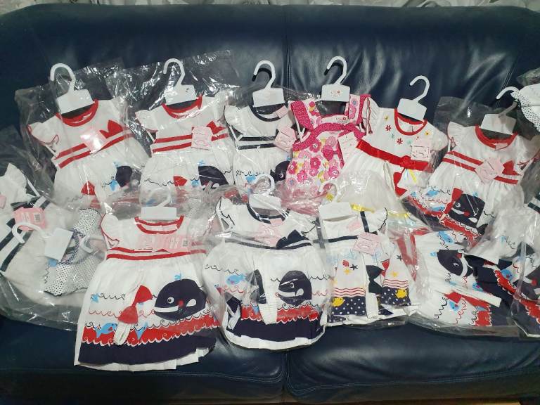 image for Bundle of baby dresses 