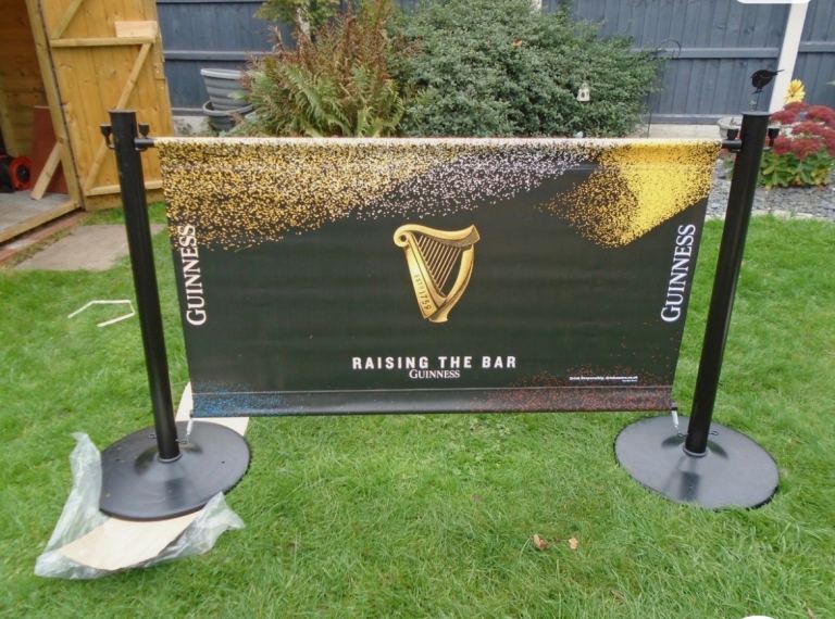 Brand new Guinness barriers