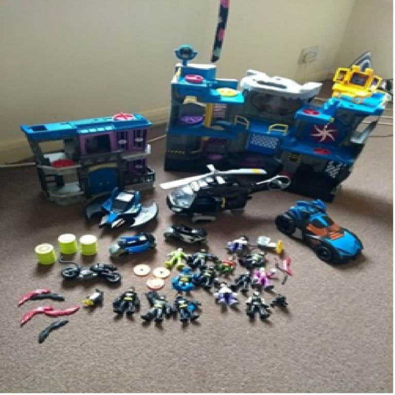 Imaginext Bundle - Batman Cave, Prison with Accessories And Figures
