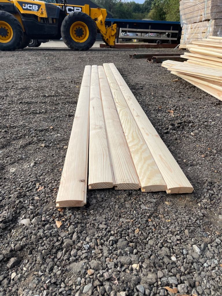 Loglap cladding 2950/75/25 mm
