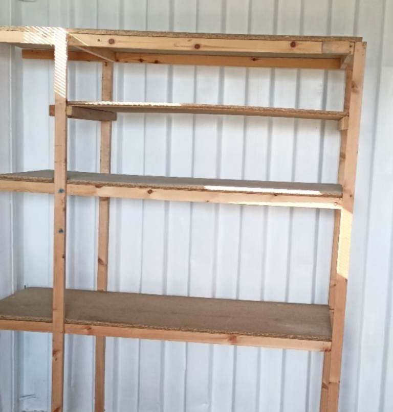 DIY - NEW PAINT - STORAGE RACKING ETC.