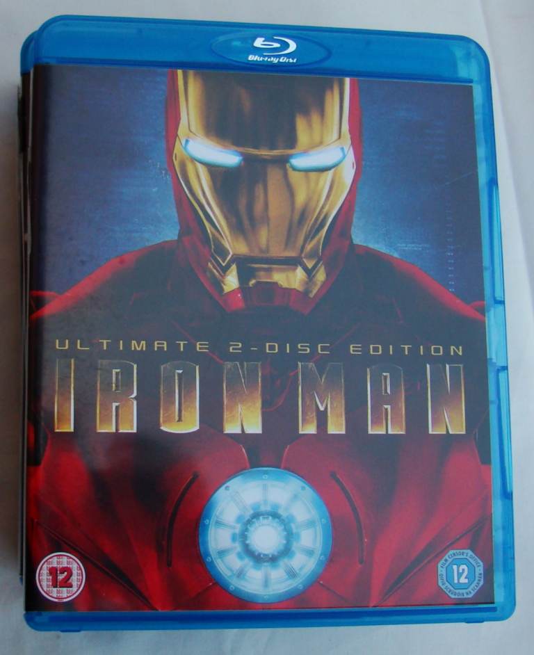 Iron Man Ultimate 2-Disc Edition Blu-Ray – Good Condition