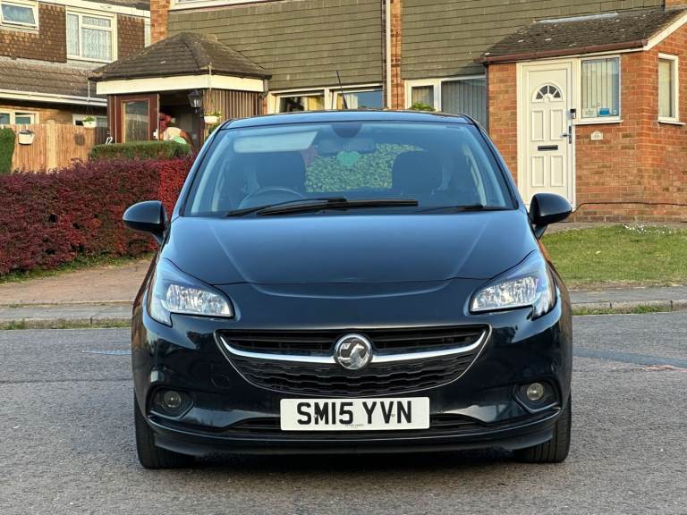VAUXHALL CORSA 1.2 PETROL £35 ROAD TAX FULL SERVICE HISTORY MANUAL MOT BLACK 3DR 2015 63,000 ONLY