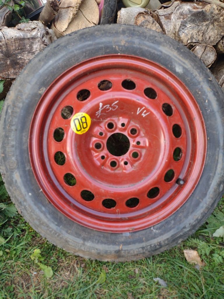 VW Polo spare wheel