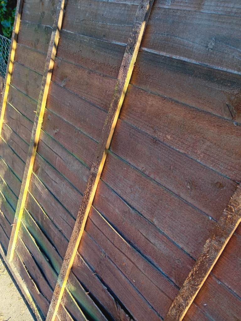 Three fencing panels free to pick up 