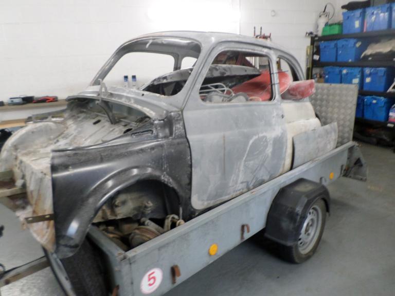  FIAT 500 PETROL, CLASSIC, 1969 ABANDONED PROJECT, LHD, MANUA