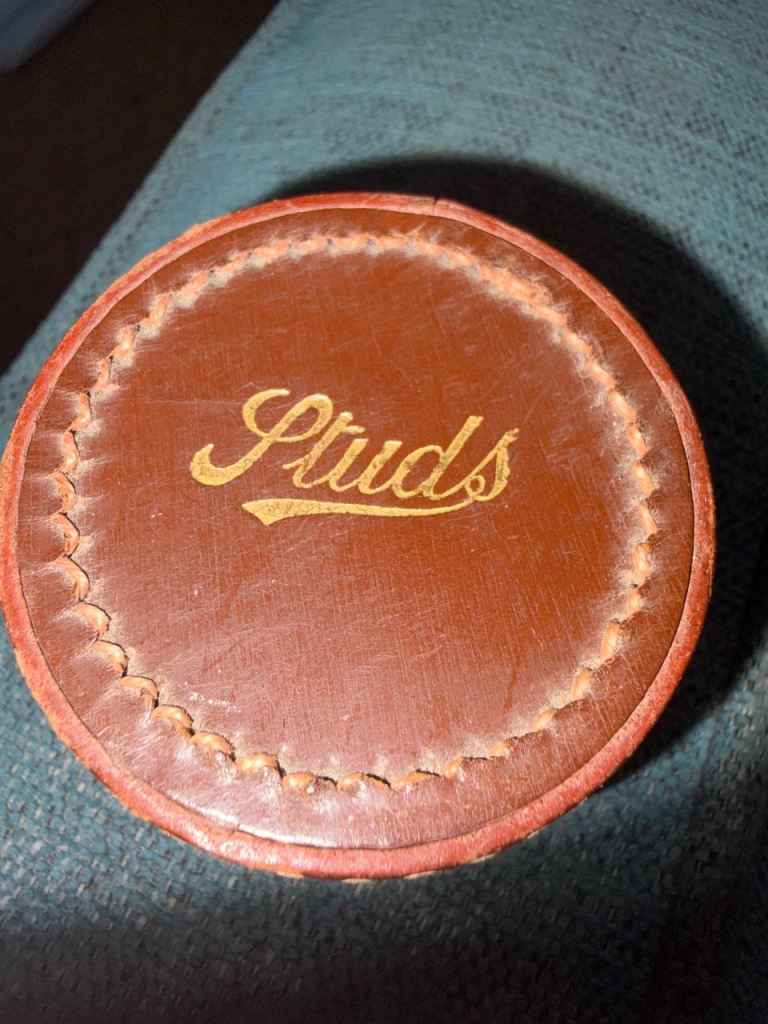 Vintage Studs Leather Container