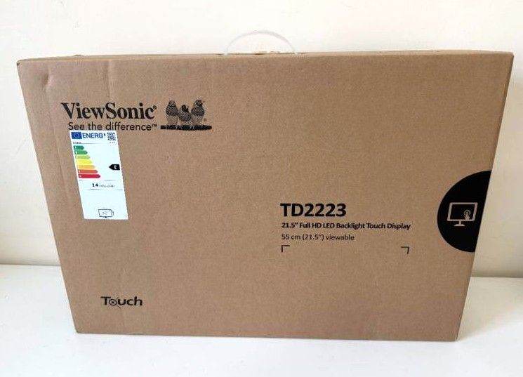 New ViewSonic TD2223 21.5" Full HD LED Touch Display Monitor