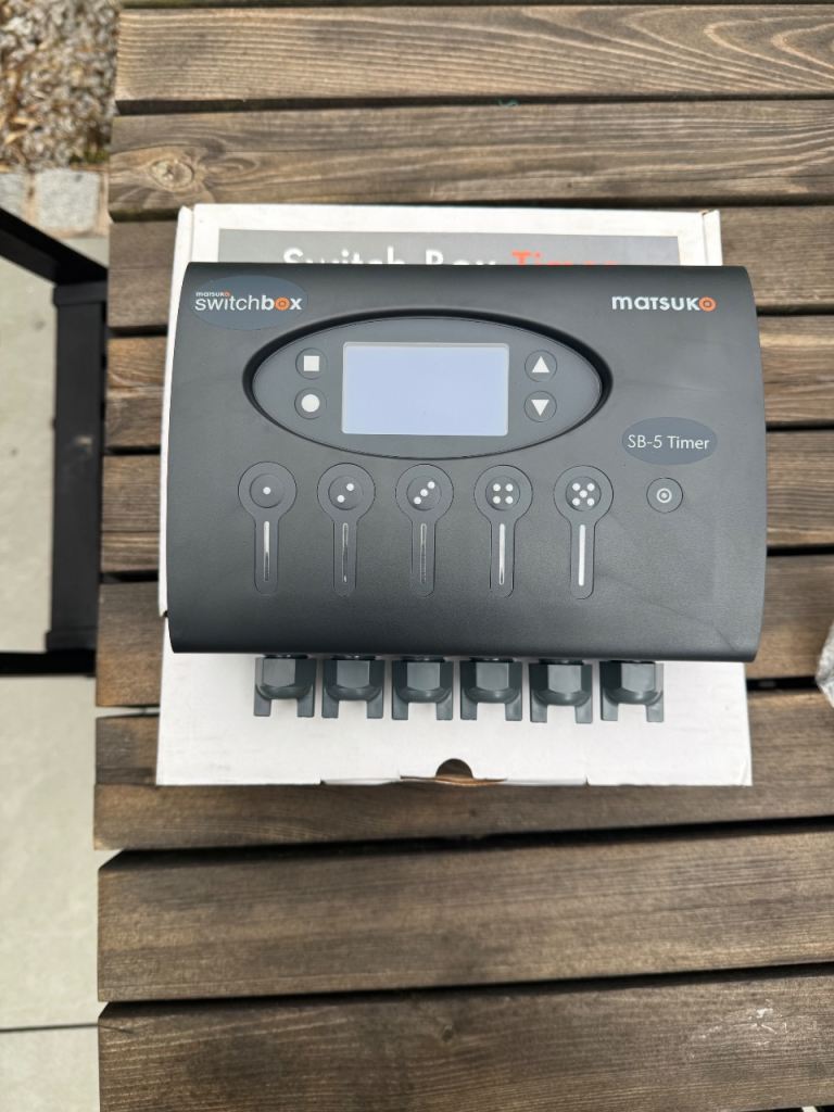 Koi Pond Matsuko Switchbox SB-5 Timer for Garden, Brand New