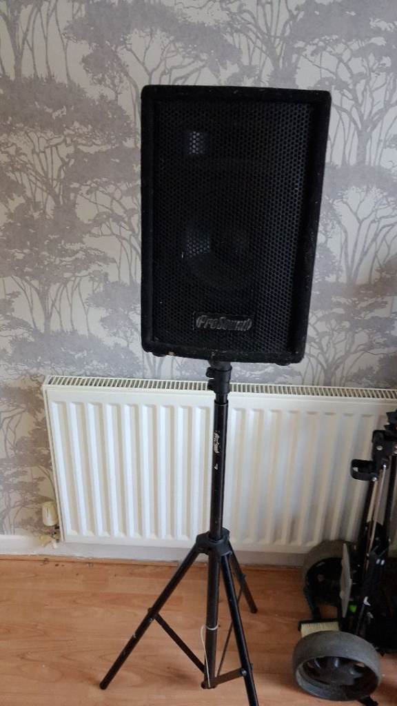 Prosound speaker and stand 100w
