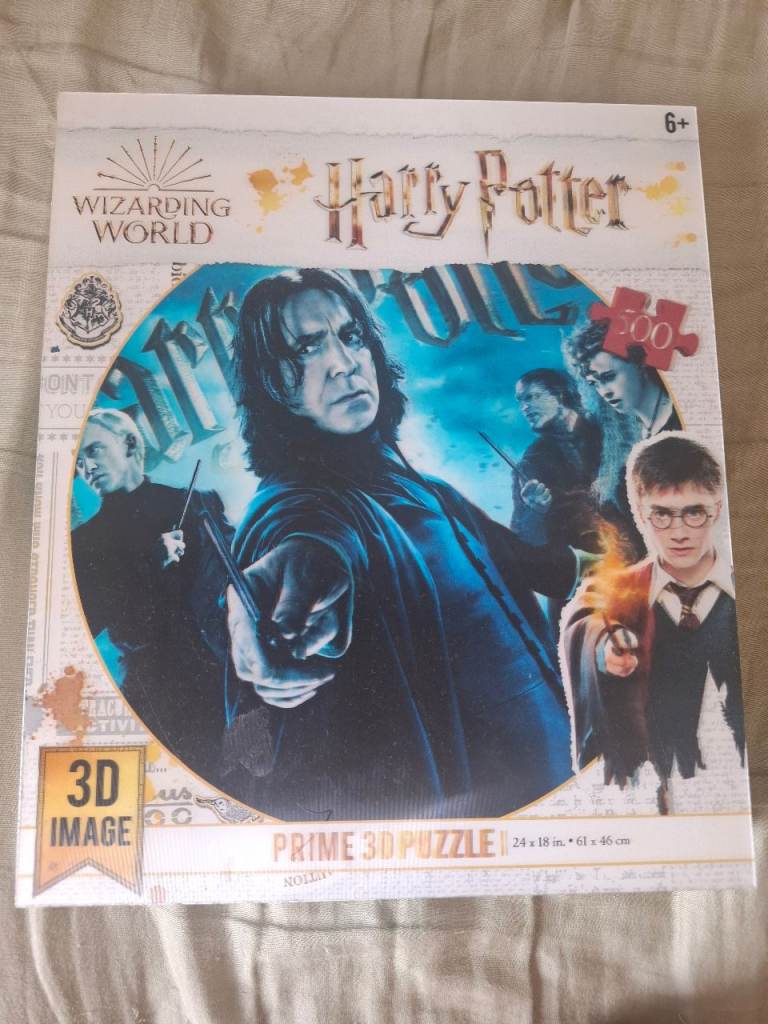 Harry Potter Prime 3D Image Puzzle (Slytherin / Severus Snape) 500 Pieces – As good as New