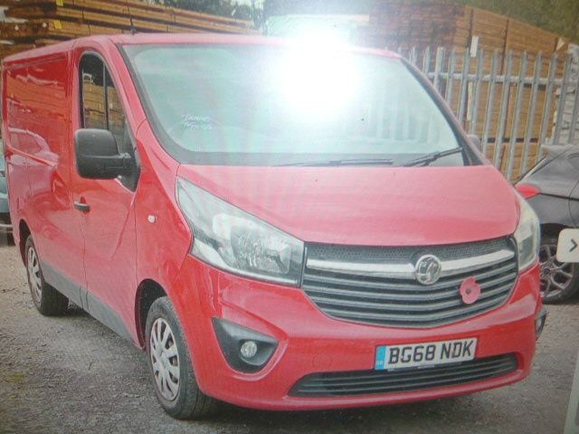 2018 Vauxhall Vivaro 2700 1.6CDTI 120PS Sportive H1 Van PANEL VAN Diesel Manual