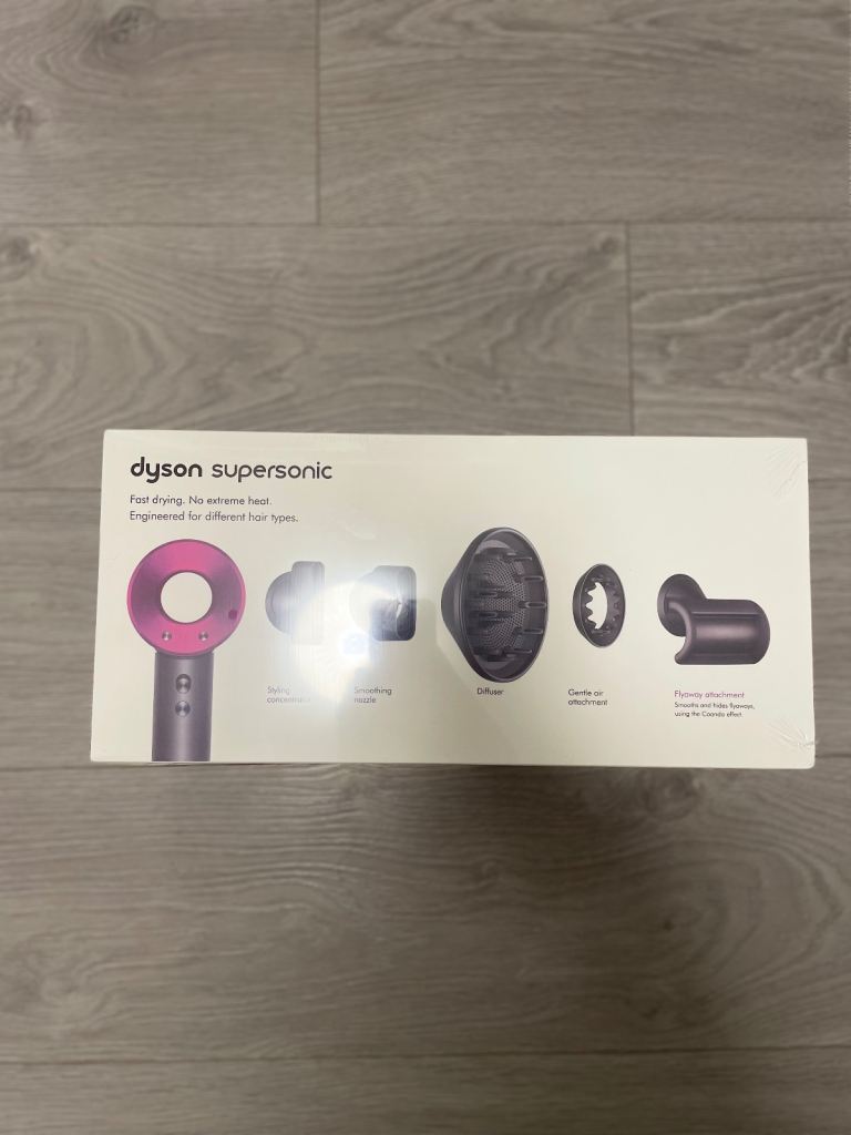 Brand New Dyson Supersonic Hair Dryer - Grey/Pink