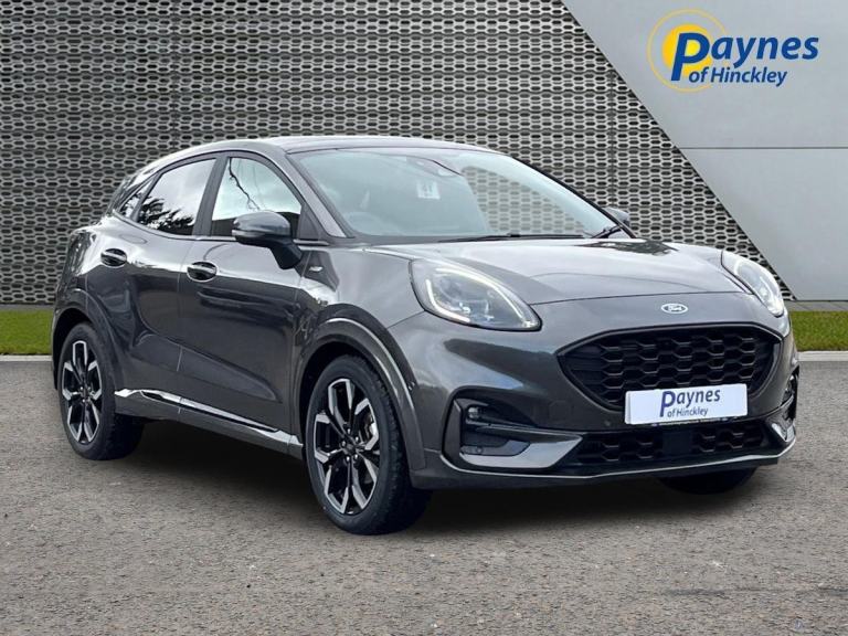 2022 Ford Puma ST-Line X 5 Dr 1.0L 125ps Eb MHEV 6 Spd Magnetic Grey LOW MILES